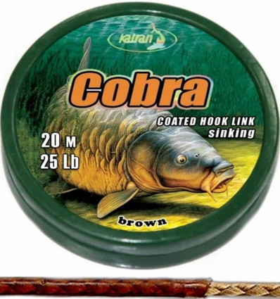 Поводковый материал в оболочке Katran COBRA, 25 Lb
