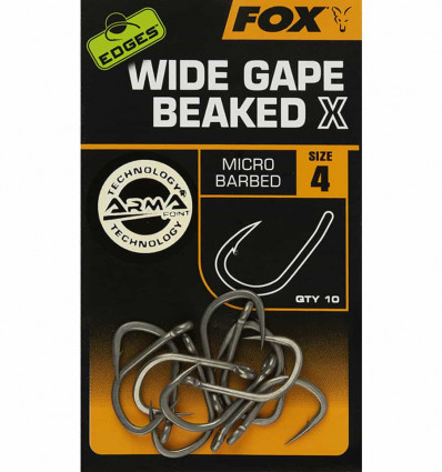 Карповые крючки FOX Edges Armapoint Wide gape beaked X