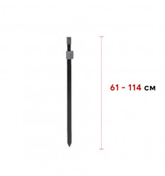 Телескопическая усиленная стойка CZ Black Power Bankstick 61-114 cm