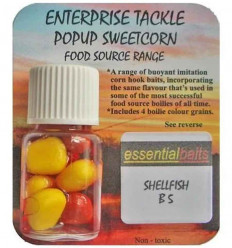 Силиконовая кукуруза Enterprise Pop up Essential Baits SHELLFISH B5 Yellow