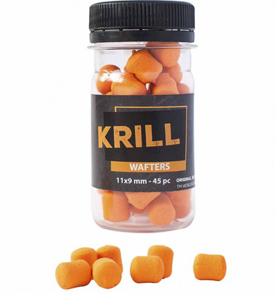 Бойлы нейтральной плавучести wafters Krill (криль) 11х9 мм 45 шт (w579)