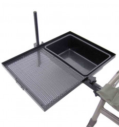 Фидерный обвес (столик с контейнером для прикормки) Carp Zoom Side Tray with Bowl