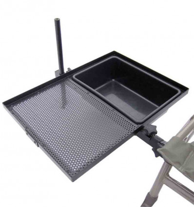 Фідерний стілець з контейнером для прикормки CZ Side Tray with Bowl