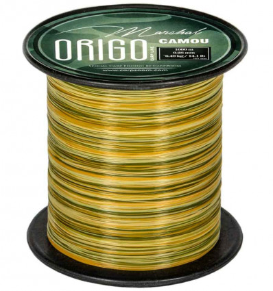 Профессиональная карповая леска Marshal Origo fishing line CAMOU 1000 m