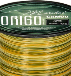 Профессиональная карповая леска Marshal Origo fishing line CAMOU 1000 m