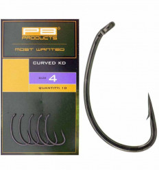 Карповый крючок PB Products CURVED KD-hook DBF