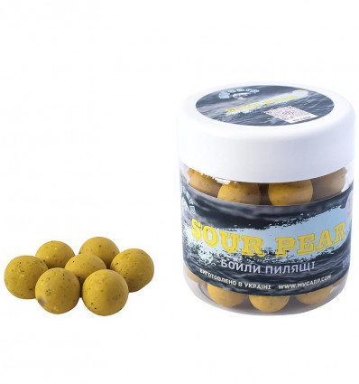 Бойлы пылящие насадочные MV Carp Sour Pear (кислая груша), 100 г