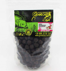 Бойлы прикормочные вареные Grandcarp КАЛЬМАР • КЛЮКВА серия TACTIC Ø20 мм, 1 кг