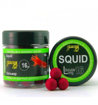 Бойлы насадочные долгорастворимые КАЛЬМАР серия CLASSIC, 100 г