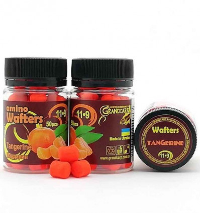 Бойлы нейтральной плавучести Grandcarp Amino Wafters Tangerine (Мандарин)