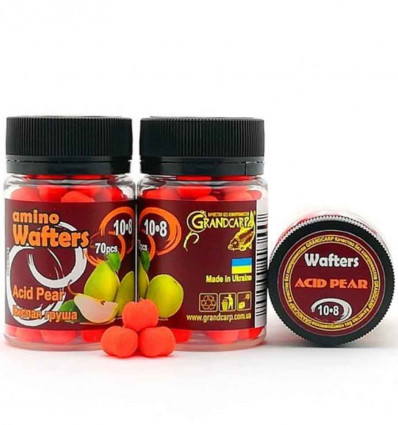 Бойлы нейтральной плавучести Grandcarp Amino Wafters Acid Pear (Кислая груша)