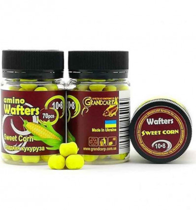 Бойлы нейтральной плавучести Grandcarp Amino Wafters Sweet Corn (Кукуруза)