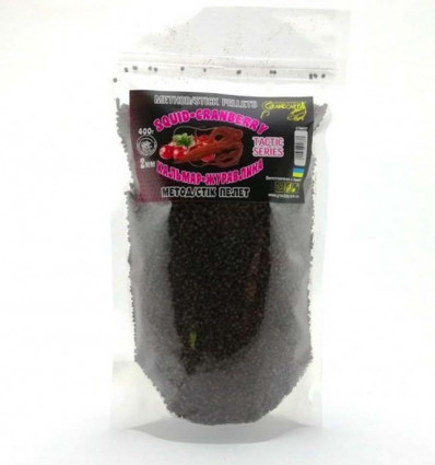 Метод/Стик пеллет Grandcarp КАЛЬМАР•КЛЮКВА серии TACTIC Ø2 мм, 400 г