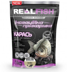 Прикормка для рыбалки REAL FISH Карась ХАЛВА, 1кг