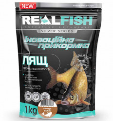 Прикормка для рыбалки REAL FISH Лещ КОРИЦА ВАНИЛЬ, 1 кг
