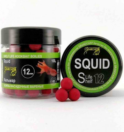 Бойлы КАЛЬМАР насадочные вареные Grandcarp серия CLASSIC 100 г