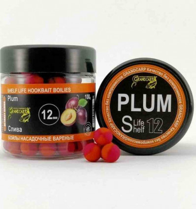 Бойлы СЛИВА насадочные вареные Grandcarp серия ATTRACT 100 г