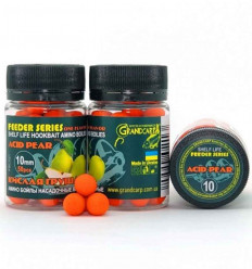 Амино бойлы КИСЛАЯ ГРУША насадочные вареные Grandcarp ACID PEAR серия FEEDER Ø10 мм