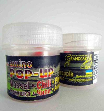 Амино поп ап РАКУШКА•ЧИЛИ•АНАНАС Grandcarp Ø10 мм 15 шт