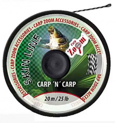 Поводочный материал в оплетке CZ Skinline, 25lb, 20 м