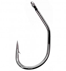 Карповые крючки Hayabusa M-1Black Nickel черный никель