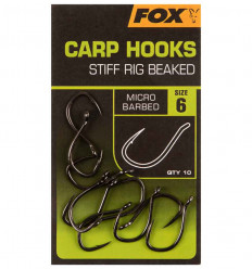 Карповые крючки FOX Stiff Rig Beaked