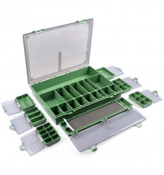 Карповая коробка с поводочницей World4Carp Tackle Box