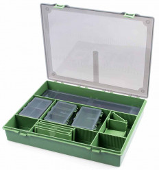 Карповая коробка с поводочницей World4Carp Tackle Box