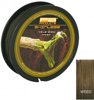 Поводковый материал PB Products Skinless 25lb Weed 20m