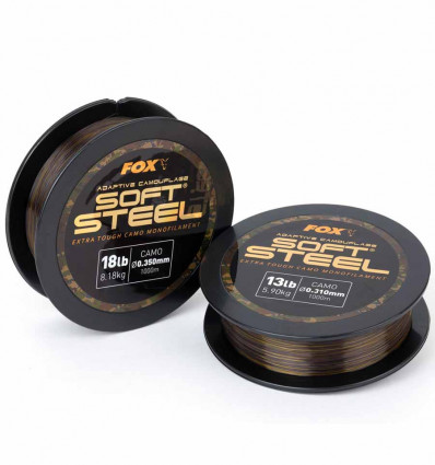 Леска FOX Adaptive camouflage SOFT STEEL, 1 км