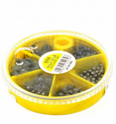 Набор грузил дробинок Gold Star Split Shot Set Mini 60гр 0,1-0,6 гр