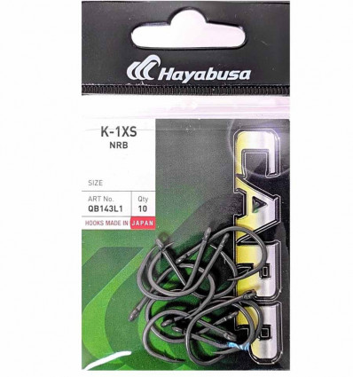 Карповые крючки Hayabusa K-1 XS NRB тефлоновое покрытие