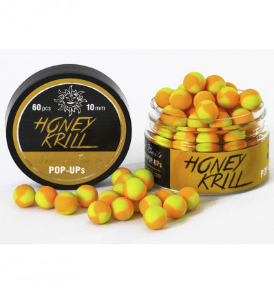 Бойлы поп ап Pop up Orient Baits Honey Krill (мед криль)