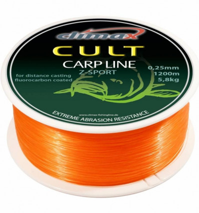 Волосінь CLIMAX CULT CARP LINE Z-SPORT fluo-yellow