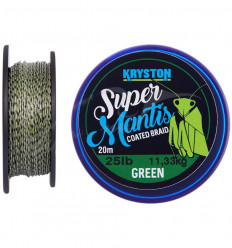 Поводковый материал Kryston Super Mantis Coated Braid 20 м Weed Green