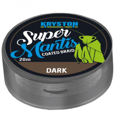 Поводковый материал Kryston Super Mantis Coated Braid 20 м Dark Silt