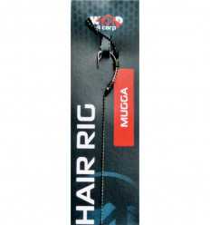 Готовий повідець W4C з волоссям CLASSIC hair rig, гачок WIDE GAPE