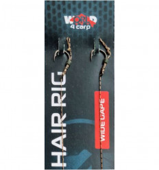 Готовий повідець W4C з волоссям METHOD hair rig, гачок WIDE GAPE