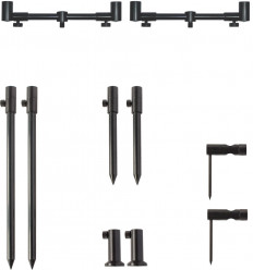 Набір стійок з телескопічними буз барами World4Carp Stand Kit Universal MAX 2