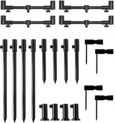 Набір стійок з телескопічними буз барами World4Carp Stand Kit Universal MAX 4