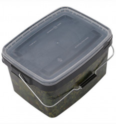Ведро для рыбалки квадратное GARDNER CAMO BUCKETS, 17 л