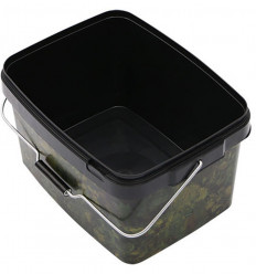 Ведро для рыбалки квадратное GARDNER CAMO BUCKETS, 17 л