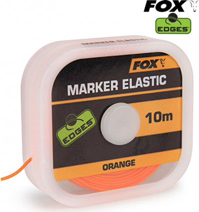 Маркерная резинка Fox Edges Marker Elastic Orange 10 m