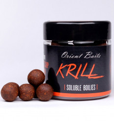Бойлы растворимые насадочные Orient Baits soluble boilies KRILL, 100 г