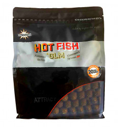 Бойлы вареные Dynamite Baits Hot Fish & GLM, 1 кг