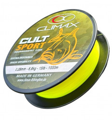 Леска CLIMAX CULT CARP SPORT yellow, 1000 м