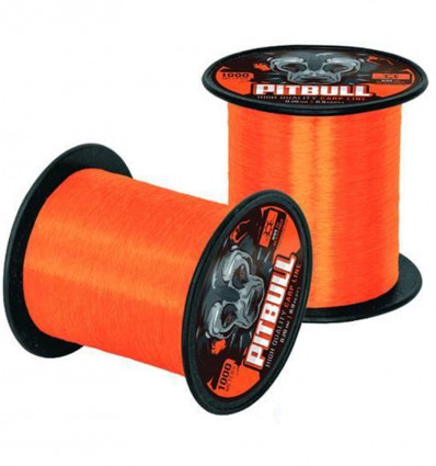 Леска карповая CZ Pitbull High UV Carp Line (fluo orange) с защитой от ультрафиолета  1000 м
