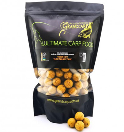 Бойлы прикормочные растворимые ТИГРОВЫЙ ОРЕХ серия ATTRACT Ø20 мм