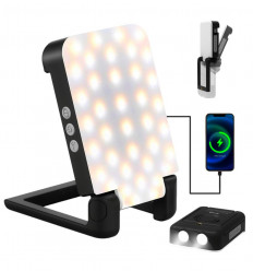 Кемпинговый LED-фонарь аккумуляторный с Power Bank 10000 mAh 1200 lm