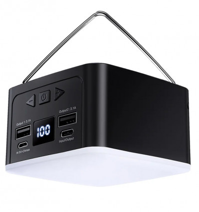 Багатофункціональний кемпінговий LED-ліхтар 3 в 1 з функцією PowerBank 18000 mAh 1200 lm